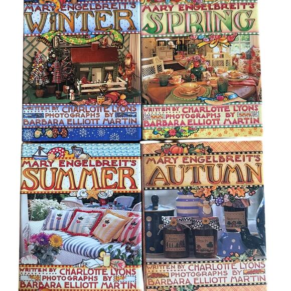 Mary Engelbreit's Winter/Spring/Summer/Autumn by Charlotte Lyons | 1996 | Set - Picture 1 of 16